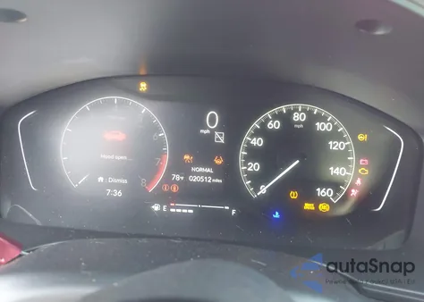 2022 Honda Civic Sport z USA, uszkodzony, nr VIN 2HGFE2F53NH593979